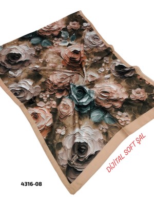 Sedef Dijital Soft Şal