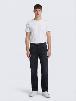 LTB Paul x Düz Paça Orta Bel Lacivert Jean Pantolon