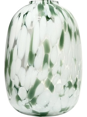 Lara Decor Beyaz Leopar Vazo Küçük