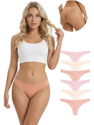 351 Kadın Lazer String Tanga 6'lı  Külot Paketi