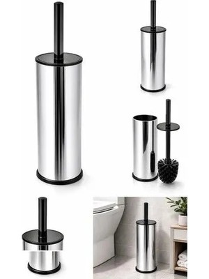 Palex Birlikvar Metal Paslanmaz Krom Tuvalet Fırçası Wc Fırça