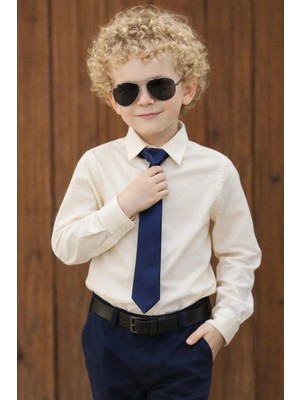 Algitsin Çocuk Kravat Lacivert 1-12 Yaş