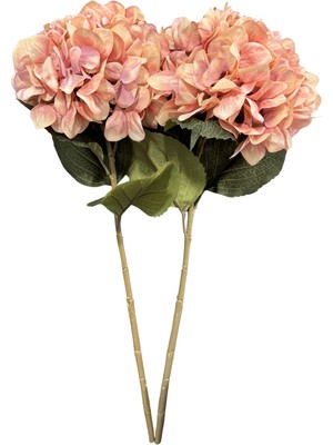 Lara Decor Pembe Soft 2'li Ortanca Çiçek