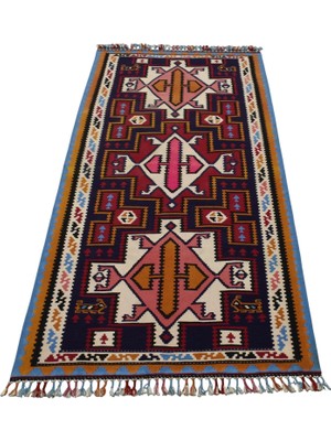 Zehra Abla Halı Yeni El Dokuma Görkemli Persian Iran Şiraz Yün Kilim 7080