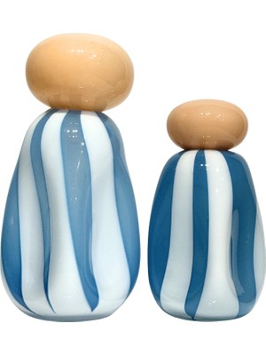 Lara Decor Mavi Şekerleme Küp Seti