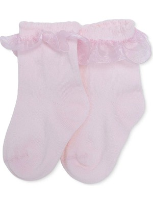 Hellobaby Kız Bebek Dantelli Çorap