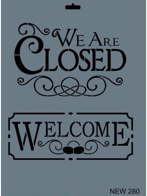 SHC4200 Mey Ithalat® New Seri N-280 Stencil 35X25 cm