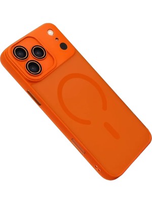 Butik Mey Ithalat®  Apple iPhone 17 Pro Max Jota Lensli Magsafe Kapak - Turuncu