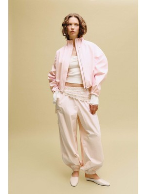 DeFacto Balloon Fit Normal Bel Poplin Pantolon G9896AX26SP