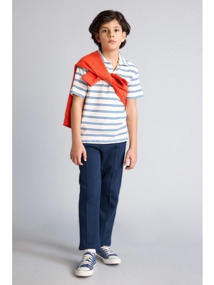 DeFacto Çizgili Tişört Pantolon 2'li Takım Erkek Çocuk G9214A826SM