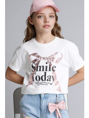 DeFacto Baskılı Tişört Kız ÇOCUK G1768A826SM