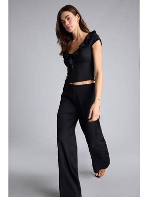 DeFacto Wıde Leg Bürümcük PANTOLON H1595AX26SM