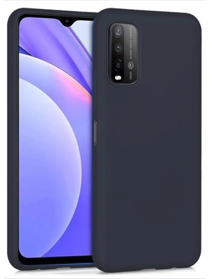 Butik Mey Ithalat®  Xiaomi Redmi 9t Kılıf Nano Içi Kadife Silikon - Siyah
