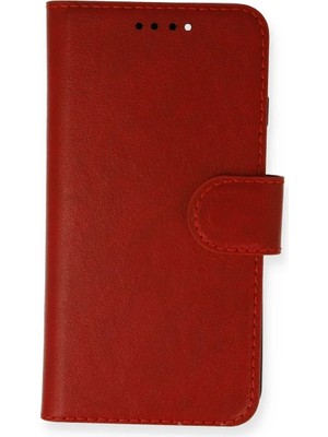 Butik Mey Ithalat®  Apple iPhone 11 Pro Max Trend S Plus Kapaklı Kılıf - Kırmızı