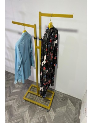 Modern Raf Gold Boyalı Ahtapot Stand