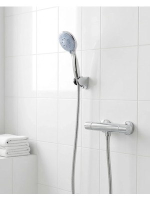 tp Buğz 4 Kademeli Mavi Duş Seti El Duşu Başlığı Spiral Hortum ve Duvar Askısı