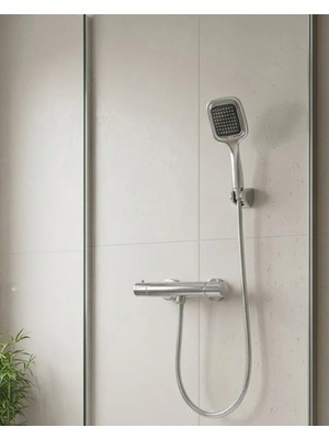 tp Buğz Çok Fonksiyonlu Siyah El Duşu Seti Spiral Hortum ve Duş Askısı Banyo Duş Başlığı