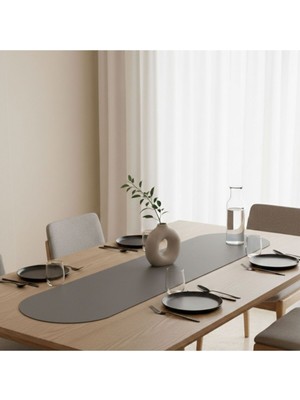 Grand Fine Art 1 Adet Deri RUNNER-40X140 Cm-Deri Masa Örtüsü