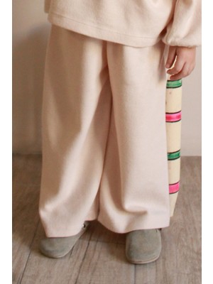 Oh la la Koala For Little Ones Bej Soft Kız Çocuk Pantolon