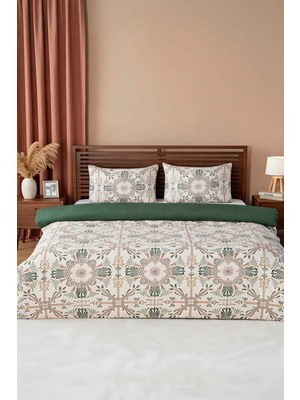 Etnik Saray Çift Kişilik Nevresim Takımı Pamuklu