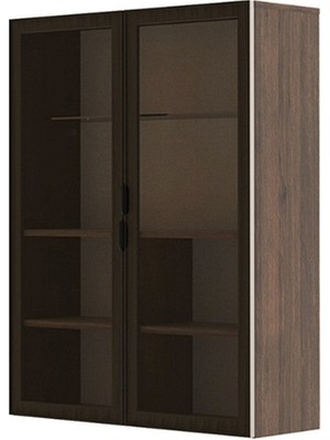 Kelebek Armin Tv Üst Camlı Vitrin 90 cm