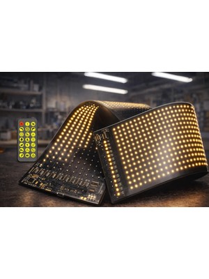 Cata Ct 4568 Esnek Yapışkanlı LED Panel 96X16 Rgb
