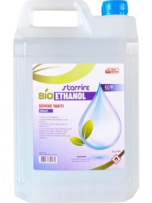 Starfire Bioethanol Temiz Yanma Dumansız Kokusuz Bio Etanol – 20 Litre Şömine Yakıtı
