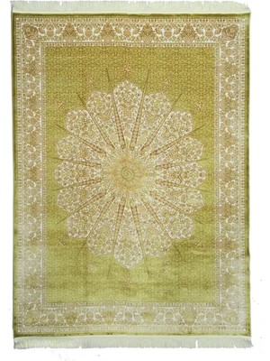 Kilim Co. Geleneksel Desenli Bambu Salon Halısı 160X230 cm (3.68 M²)