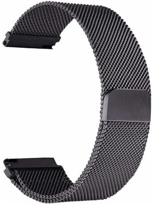 Gpack Zeblaze Ares 3 Pro 22MM Kordon Kayış Metal Hasır Örgülü 22/hs Siyah
