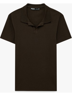 Koton Kısa Kollu Pamuklu Slim Fit Polo Yaka Tişört
