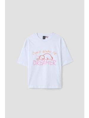 Tyess Bg Store Kız Çocuk Beyaz Pijama Takımı