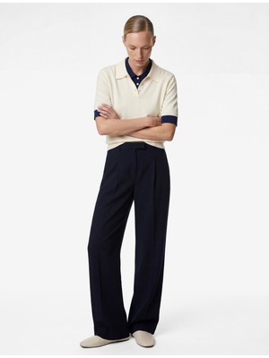 Koton Krep Palazzo Yüksek Bel Kumaş Pantolon