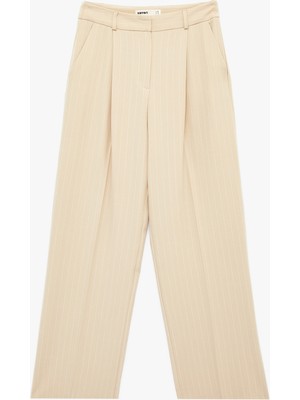 Koton Cepli Pileli Geniş Paça Kumaş Baggy Pantolon