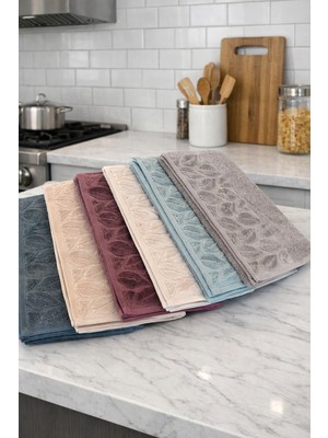 Bella Home Nurpak Hazal Mutfak Havlusu | 30X50 cm | %100 Pamuk | 6’lı Set | Yumuşak ve Yüksek Emici
