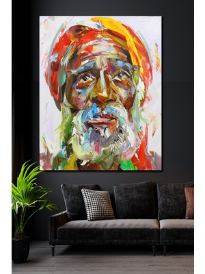 Hediyeler Kapında 70x100 Yağlı Boya Görünümlü Indıa Kanvas Tablo