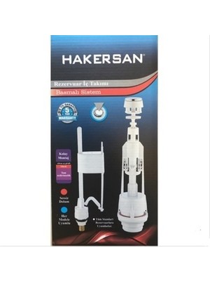 Hakersan Basmalı Rezervuar İç Takım Kolay Montajlı Sessiz ve Hızlı Dolum Özelliği