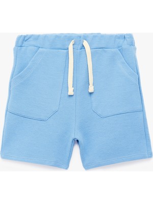 Koton Pamuklu Beli Bağcıklı Cep Detaylı Şort