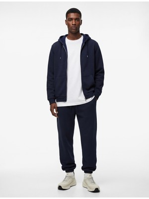 Koton Lastikli Paça Cepli Şardonlu Beli Bağcıklı Jogger Spor Eşofman Altı