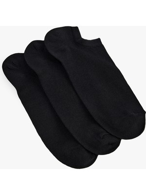 Koton 3'lü Basic Pamuklu Görünmez Çorap Seti
