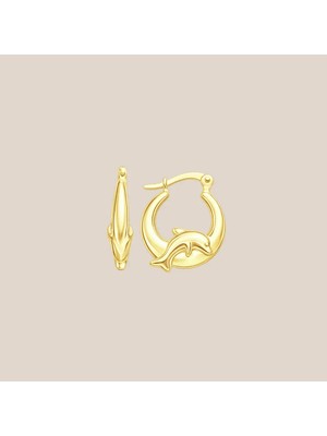 Altıntaş Yunus Halka Altın Küpe