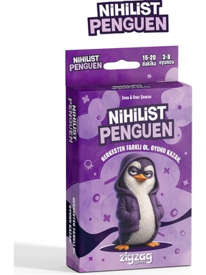 zigzag Nihilist Penguen – Eğlenceli Parti Kart Oyunu