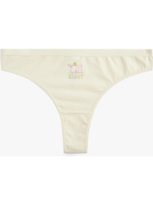 Koton Pamuklu Baskılı Brazilian Külot