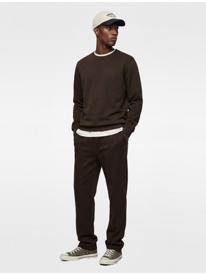 Koton Pamuklu Regular Fit Uzun Kollu Bisiklet Yaka Basic Sweatshirt