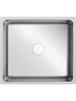 Livinox 40X45 Düz Taşmalı 0,80 mm Paslanmaz Çelik Mutfak Eviyesi