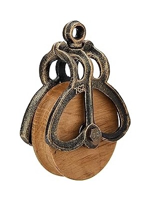 SHC4200 Toscano Ahşap Metalden Makara, Ölçüler: 12,5 x 6,5 x Cm, 1 kg