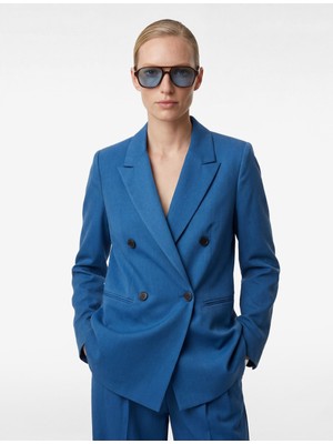 Koton Kruvaze Yaka Uzun Kollu Blazer Ceket