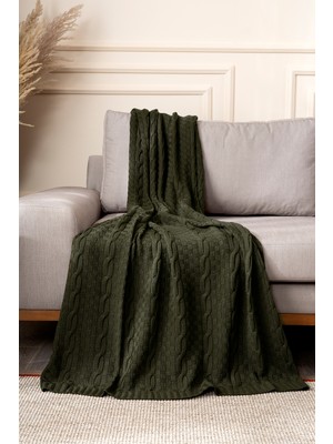 Koza Home Mendi Haki Akrilik Throw Tv Battaniyesi 130X170 2535