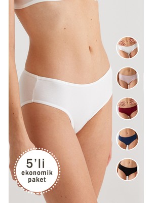 Pierre Cardin 2056 Kadın Classic Brief Külot 5Li Paket Külot