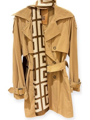 Nish&Chic Desenli Saten Şal