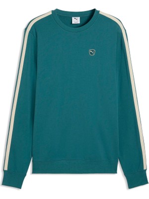 Puma Erkek Yeşil Puma Ess Elevated Crew Tr Tk Yeşil Erkek Sweatshirt